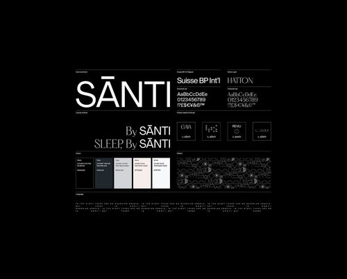 Santi 豪華床上用品公司 品牌形象設計與視覺呈現的卓越之道